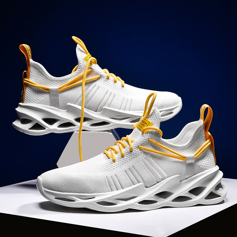 Men’s Lightweight Mesh Running Sneakers – Korean Style