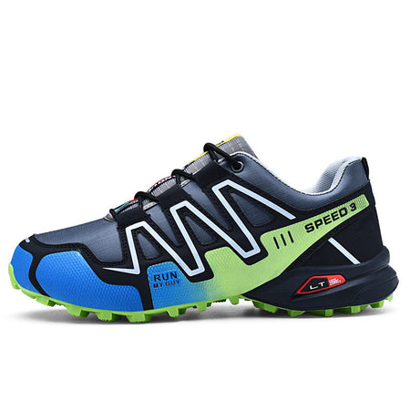 3 Gray Green men's sneakers - casual athletic shoes with cushioned comfortable sole