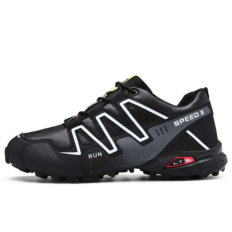 Men’s Breathable Non-Slip Hiking Sneakers – Plus Size Running