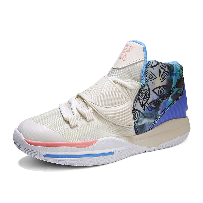 Dyj- Year Of China men's basketball shoes - high-top sneakers with ankle support and cushioned sole