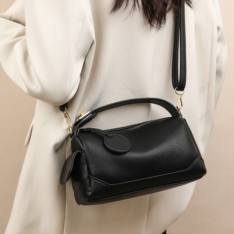 Soft Leather Large Capacity Crossbody Shoulder Bag for Women