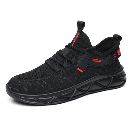Men’s Flyknit Mesh Sneakers – Breathable Casual Running Shoes