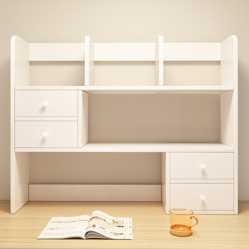 Multi-Layer Desktop Bookshelf Storage Rack — 100 17 80-yellow fir color