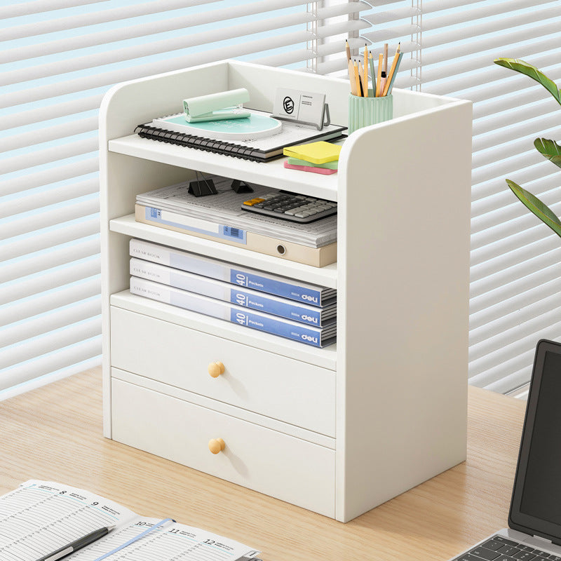 Multi-Layer Office Desk Organizer Storage Rack