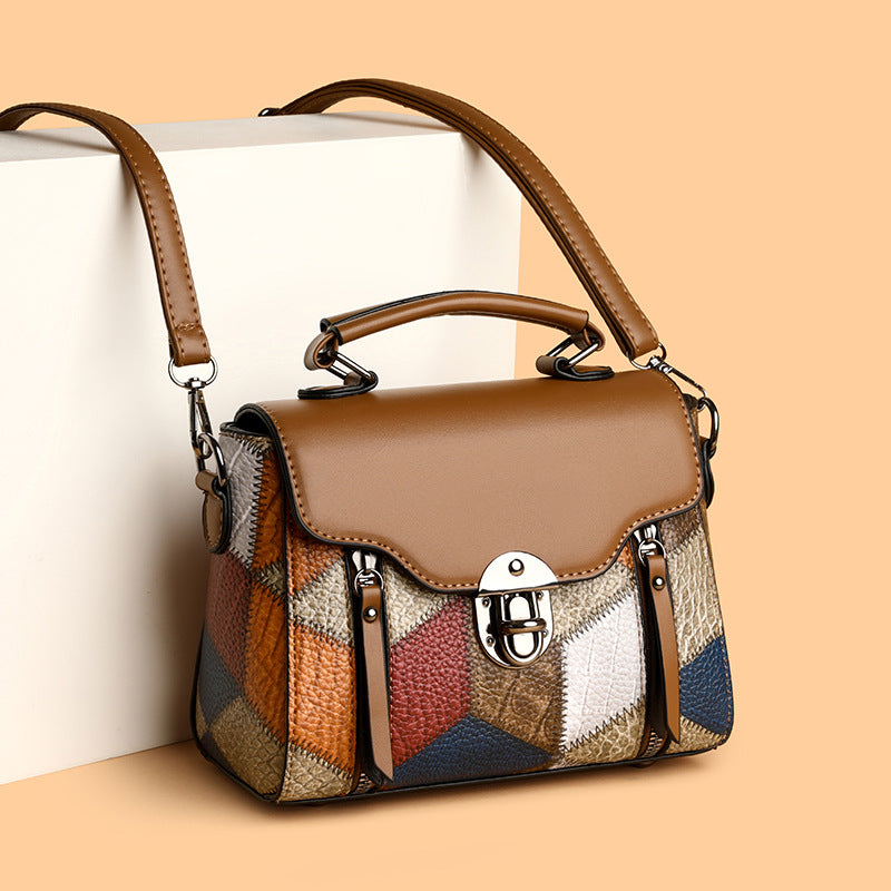 Textured Large Capacity Shoulder & Crossbody Bag for Women