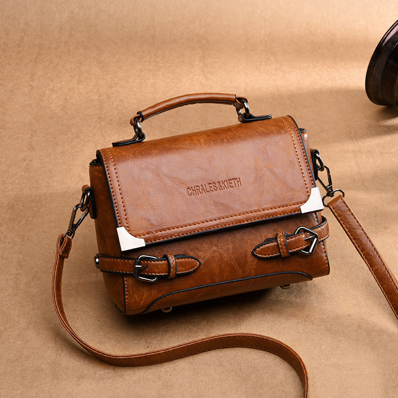 Yellow korean style shoulder crossbody handbag for women