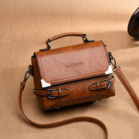 Yellow korean style shoulder crossbody handbag for women