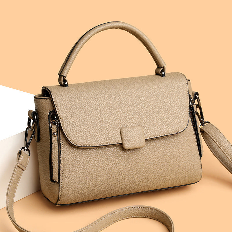 Large Capacity Multi-Compartment Crossbody Square Bag for Women