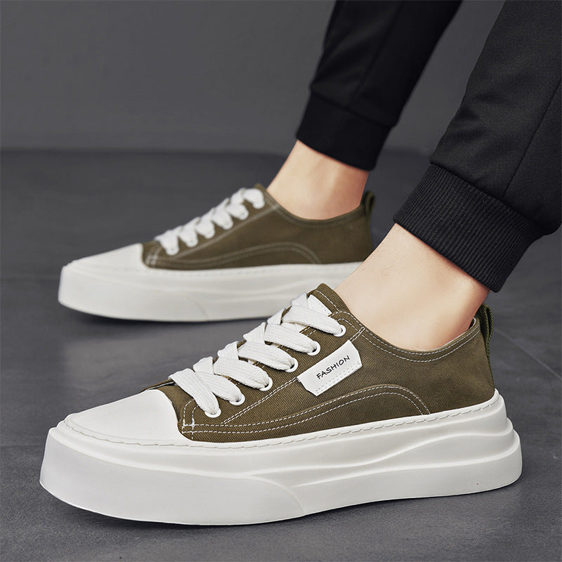 Men’s Thick Sole Sneakers – Non-Slip Casual Sports Shoes