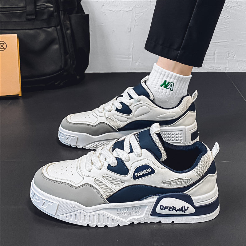 Men’s Mesh Sneakers – Breathable Low-Top Casual Sports Shoes