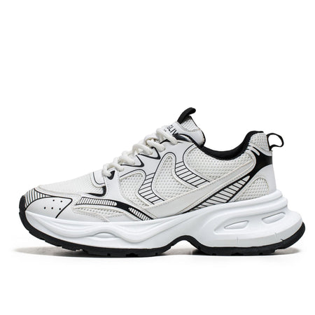 Men’s Mesh Sneakers – Thick Sole Height Increasing Casual Shoes
