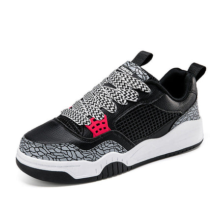Men’s Retro Low-Top Sneakers – Hong Kong Style Casual Shoes