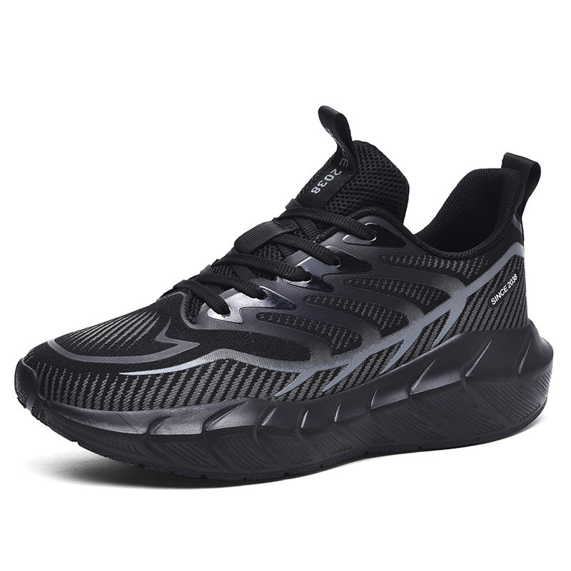 Men’s Lightweight Thick Sole Sneakers – Large Size Casual Running Shoes