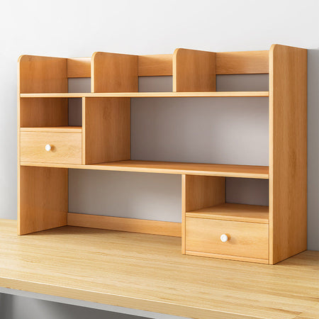 Simple Multi-Layer Desktop Bookshelf Storage Rack — white