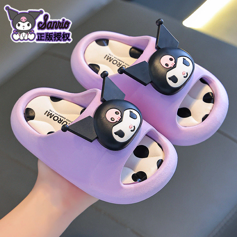 Sanrio Cartoon Girls Indoor Non-Slip Bath Slippers Sandals