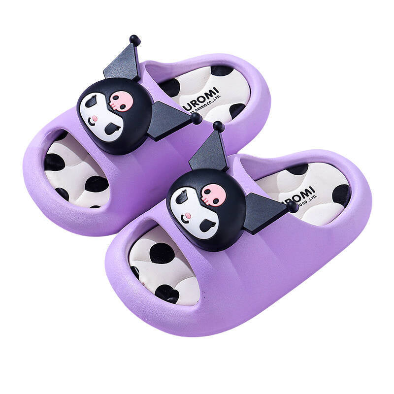 Purple girls summer sandals with comfortable and breathable design for outdoor wear