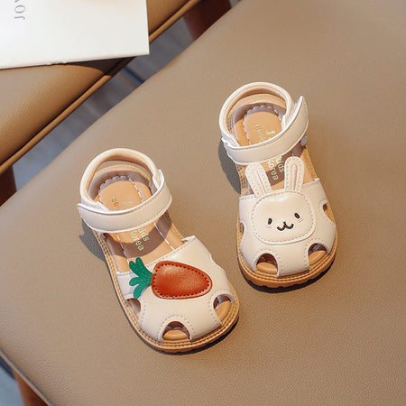 White girls summer sandals with comfortable and breathable design for outdoor wear