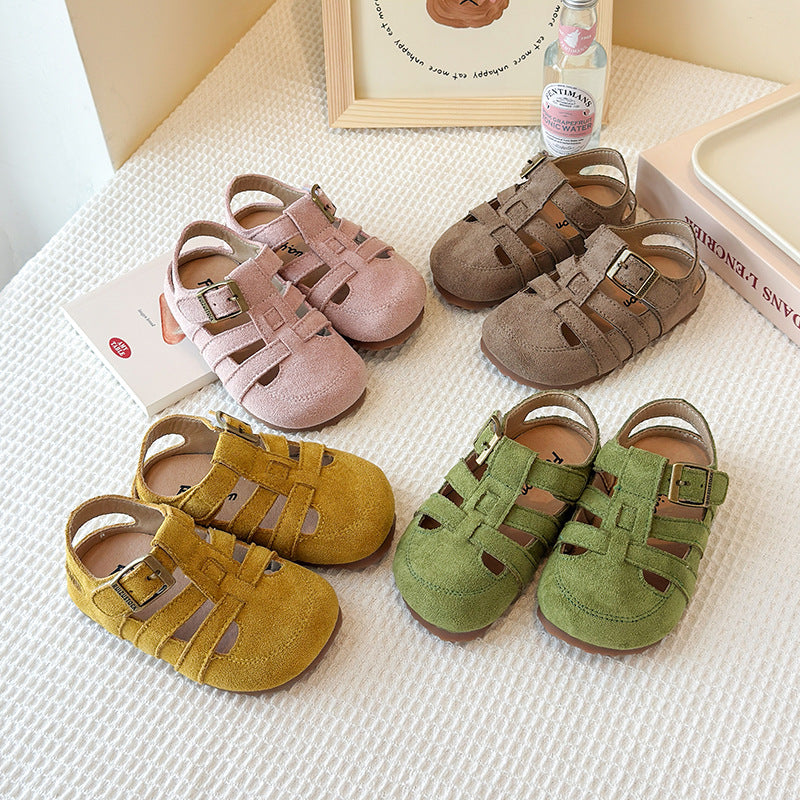 Kids Birkenstyle Sandals Soft Sole Non-Slip Beach Shoes
