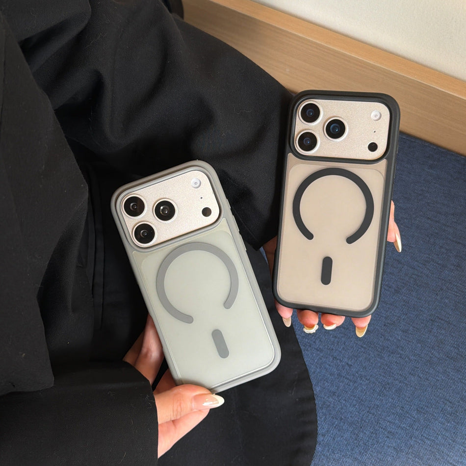 Skin-Feel Magnetic iPhone Case – Drop-Resistant Cover