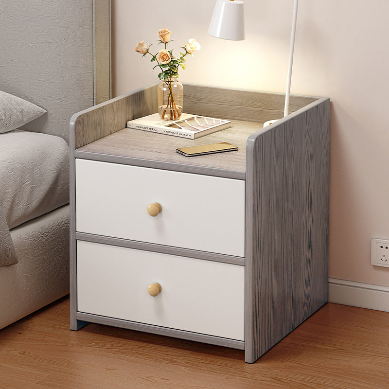 Modern Mini Bedside Table Storage Cabinet — gray