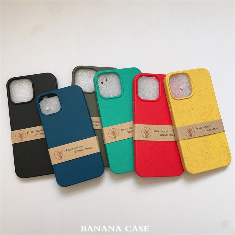 Wheat Straw iPhone Case – Frosted Soft Cover for iPhone