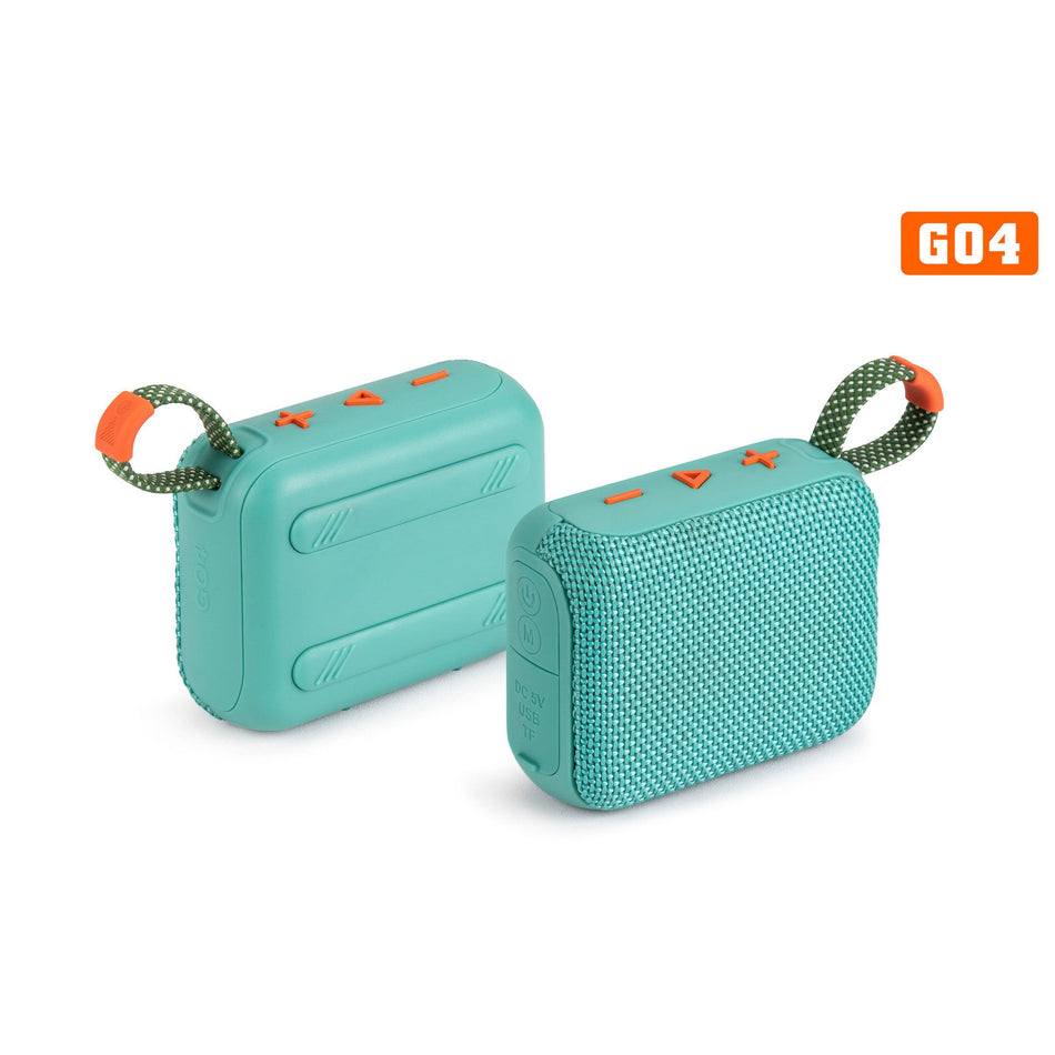 G04 Mini Bluetooth Speaker – Portable Outdoor Subwoofer Audio in black