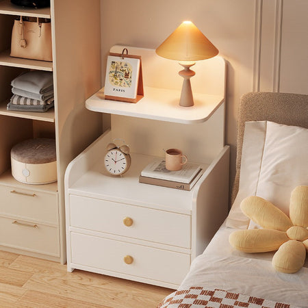 Simple Small Bedside Storage Cabinet for Bedroom — white