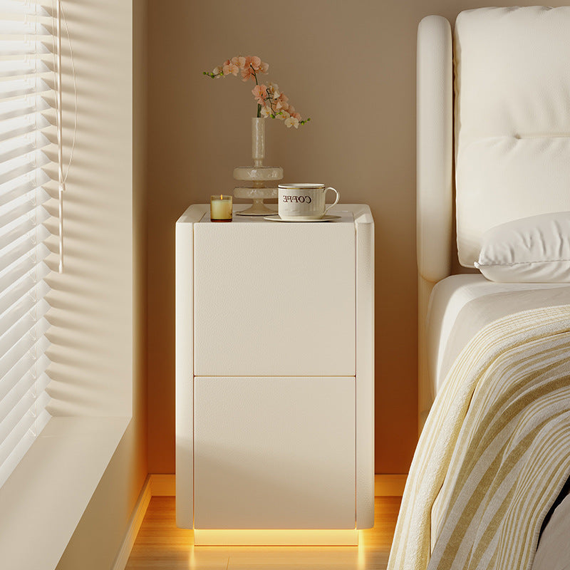 Ultra Narrow Solid Wood Bedside Cabinet — thickened solid wood drawer