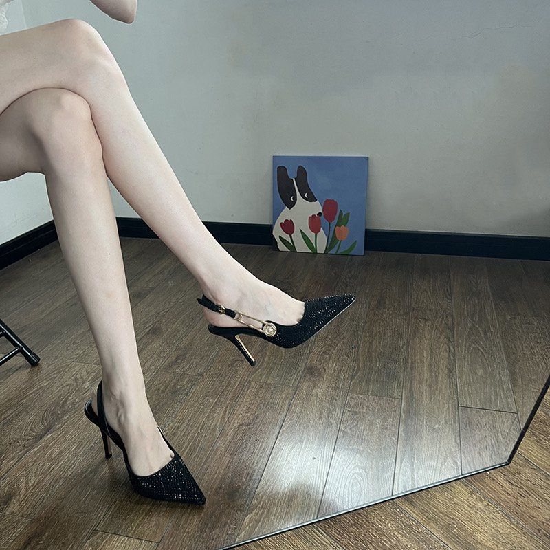 Elegant Solid Color Stiletto High Heels Women Outdoor