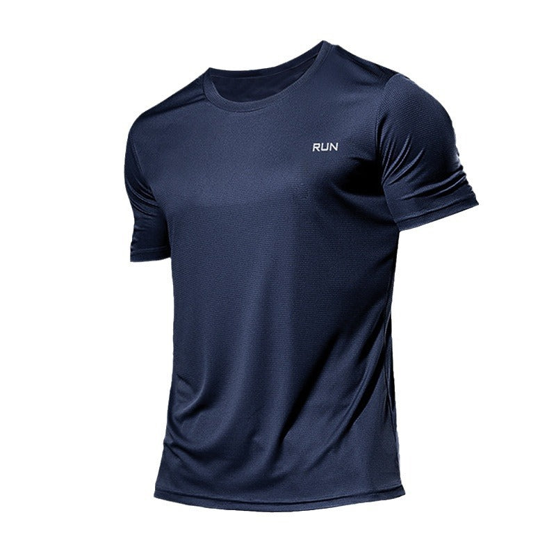 Men's white long sleeve T-shirt - loose fit round neck casual top