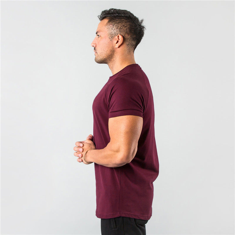 Men's Premium Solid Quick-Dry Training and Running T-Shirt