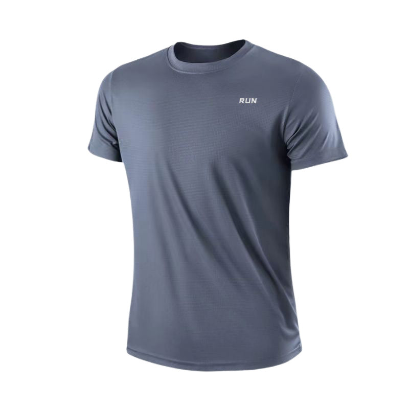 Men's black long sleeve T-shirt - loose fit round neck casual top