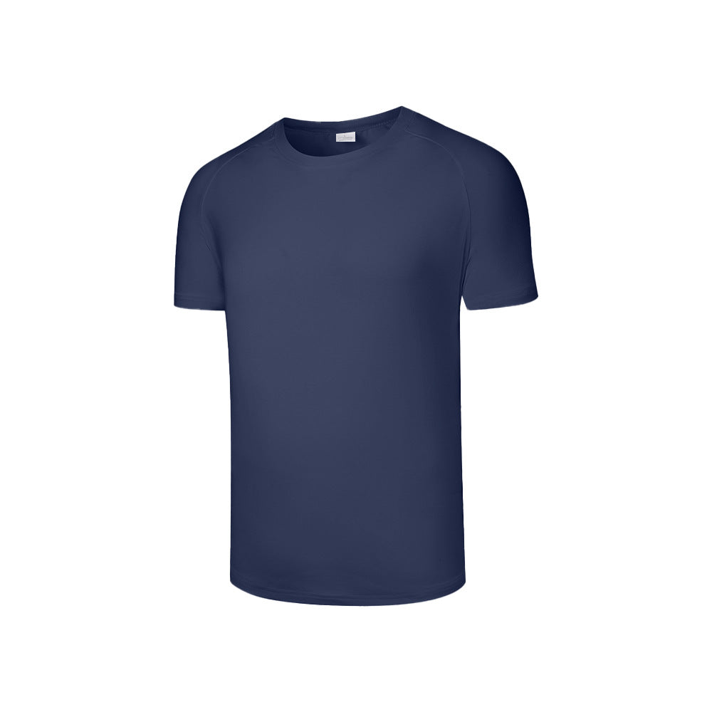 Men's black long sleeve T-shirt - loose fit round neck casual top