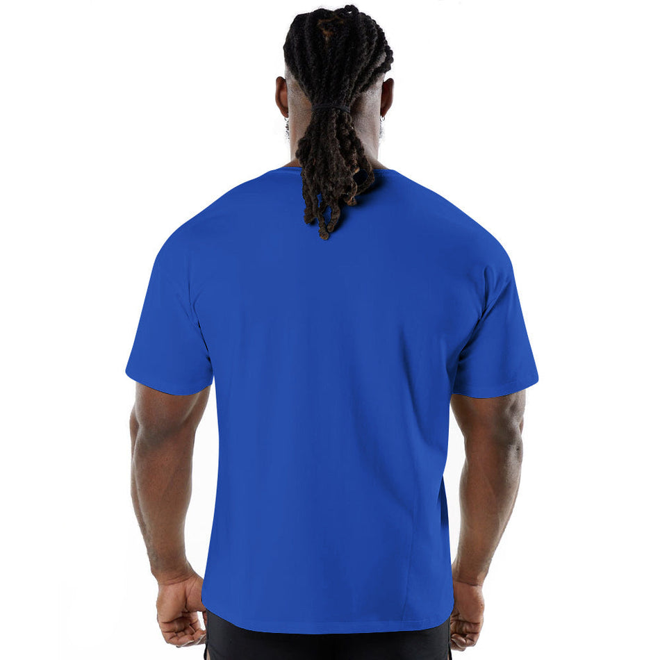Men's Durable American Fit Loose Sports Performance T-Shirt