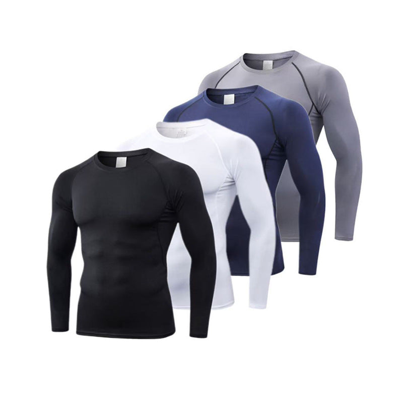 Men's High-Elasticity Quick-Dry Long Sleeve Mountaineering Top