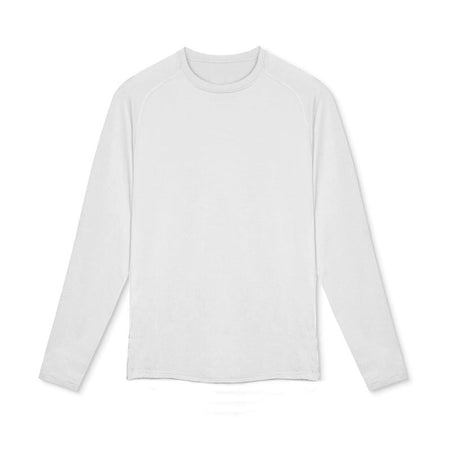 Men's black long sleeve T-shirt - loose fit round neck casual top