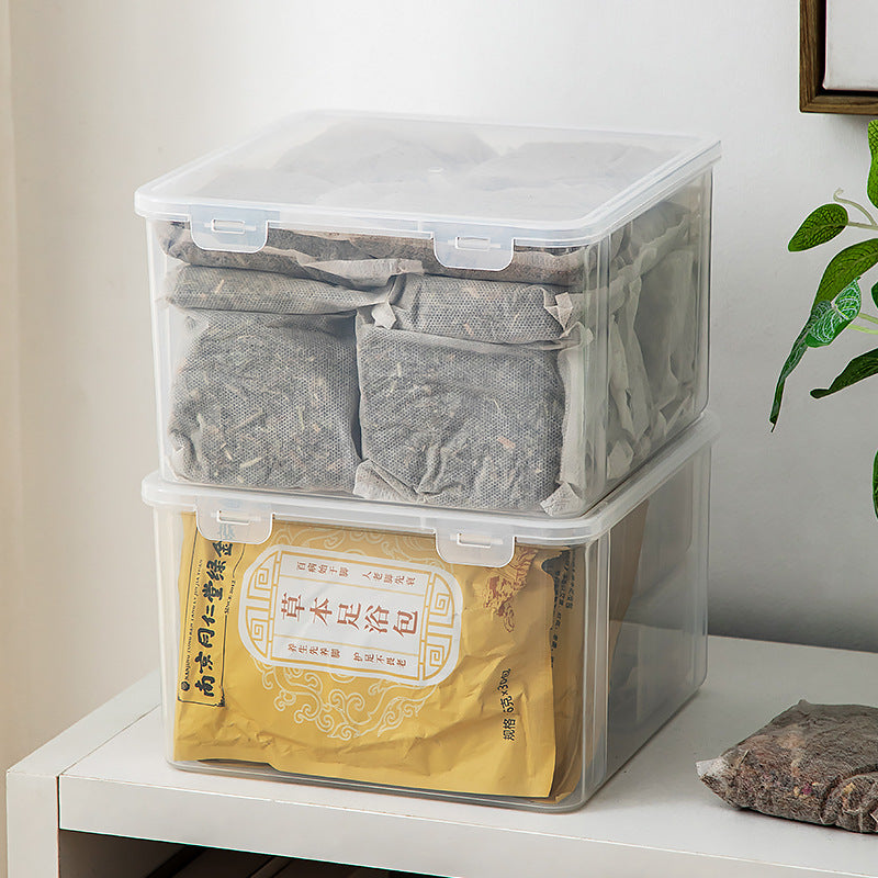 Transparent Large Capacity Foot Bath Bag Storage — clear