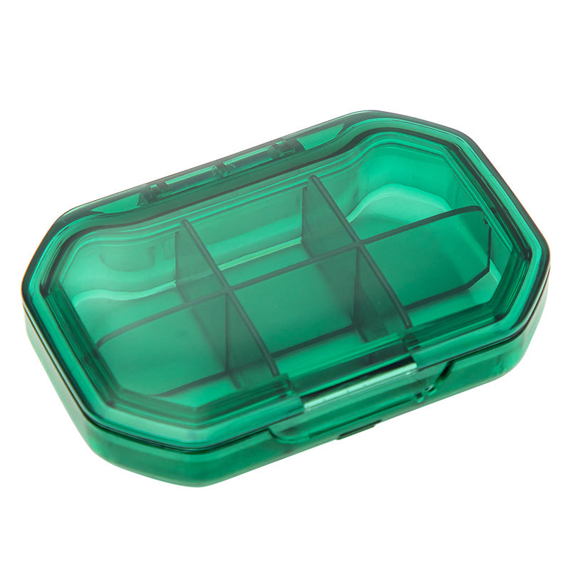 Portable Mini Compartment Medicine Box with Lid