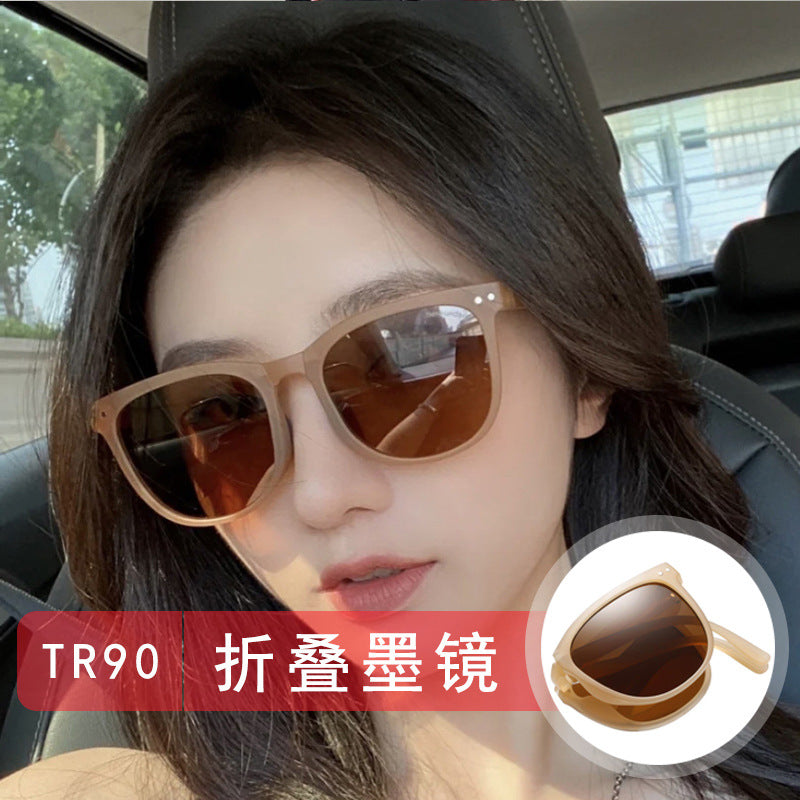 Premium Folding Polarized TR90 Sunglasses for Women UV Protection