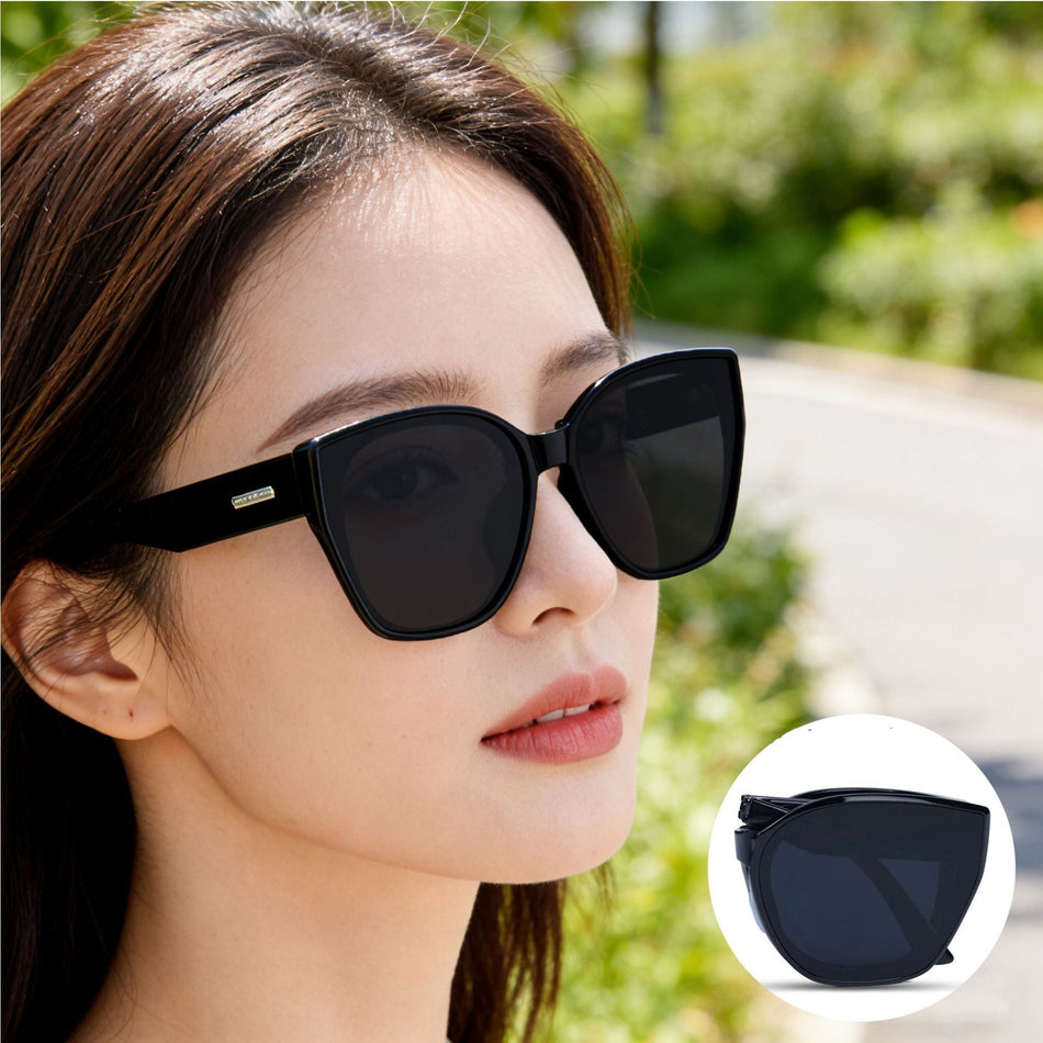 Premium Foldable Cat-Eye Polarized Sunglasses for Women UV