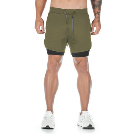 Black men's shorts - casual shorts with elastic waistband for active and leisure wear