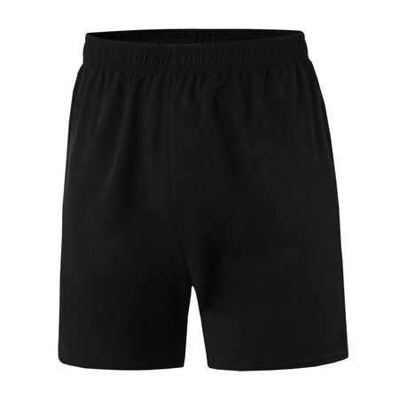 Black men's shorts - casual shorts with elastic waistband for active and leisure wear