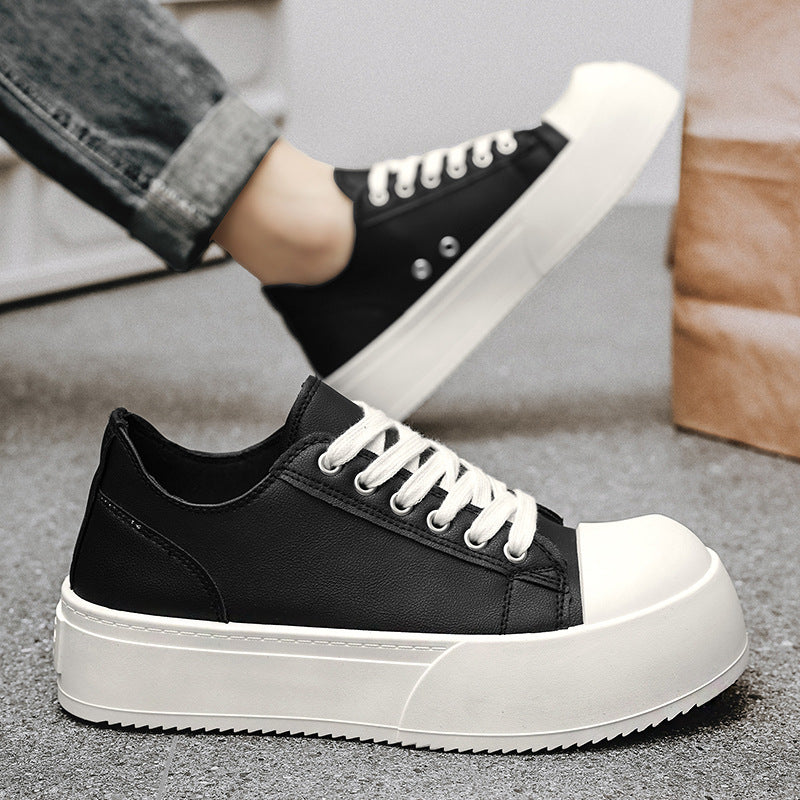 Height-Increasing Low-Cut Sneakers | Trendy Unisex Thick-Sole