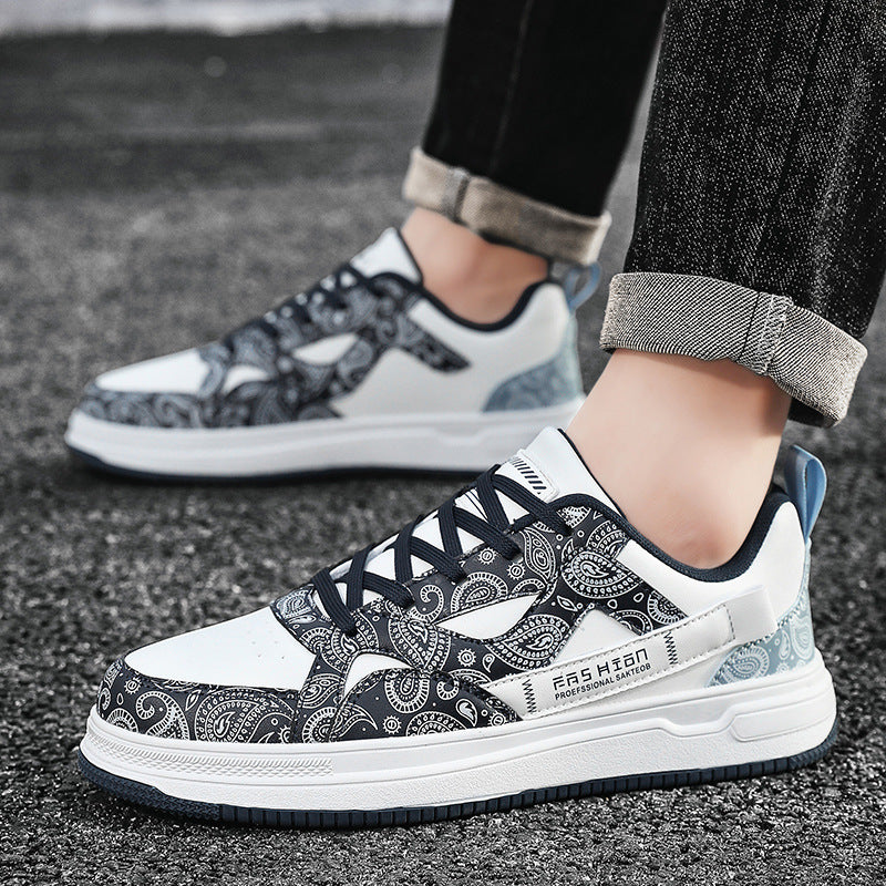 Men’s Breathable Low-Top Korean Style Casual Sneakers