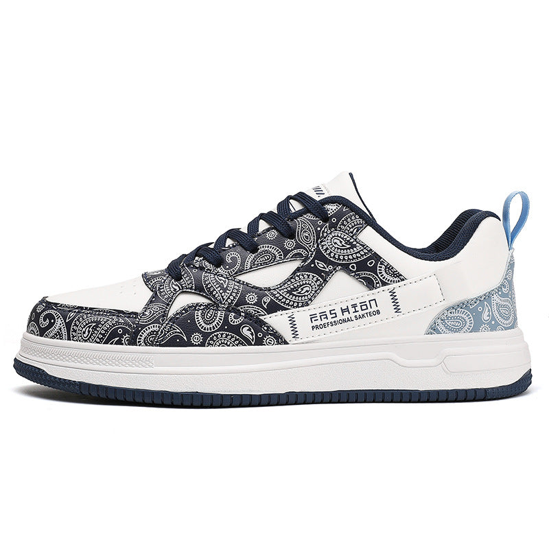 Men’s Breathable Low-Top Korean Style Casual Sneakers