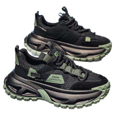 Men's Mesh Breathable Thick-Soled Casual Dad Sneakers