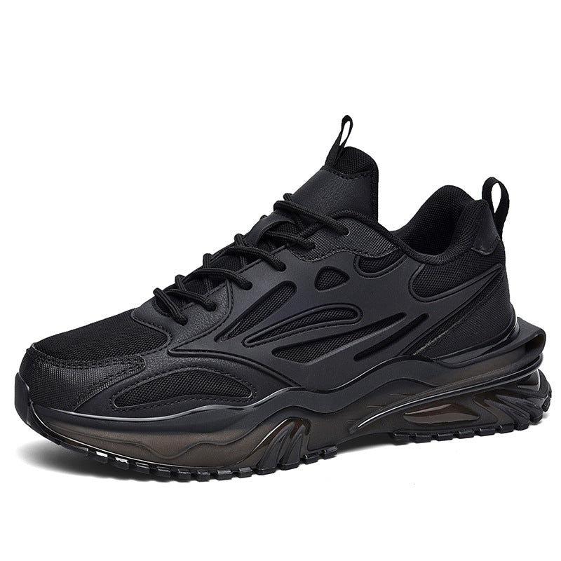 Stealth Black Breathable Mesh Sneakers