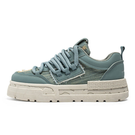 Men's Spring/Autumn Denim Ripped "Bread" Sneakers