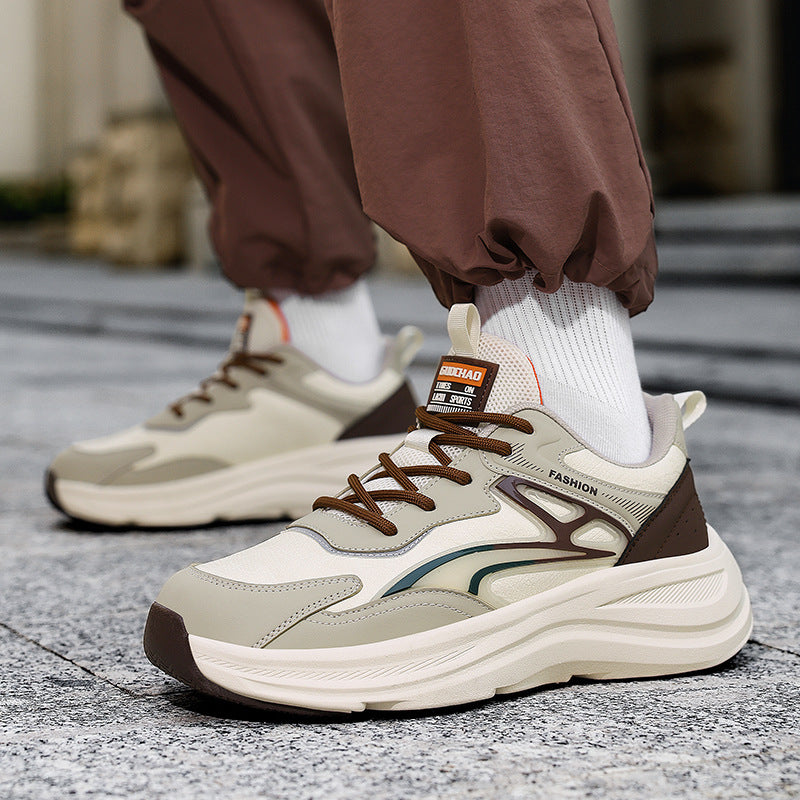 Men's Large Size Thick-Soled Outdoor Sneakers