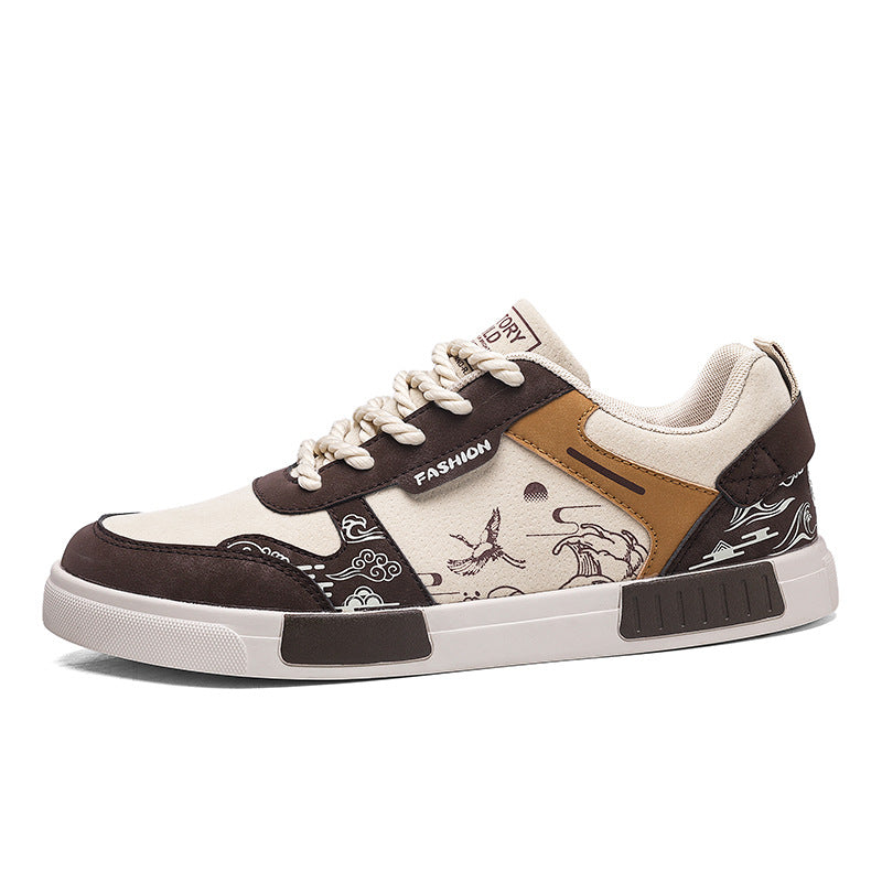Men's Large Size Korean-Style Low-Top Sneakers